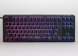 Billentyűzet Ducky ONE 3 TKL MX Blue RGB Premium ABS Magyar (HU) Fekete
